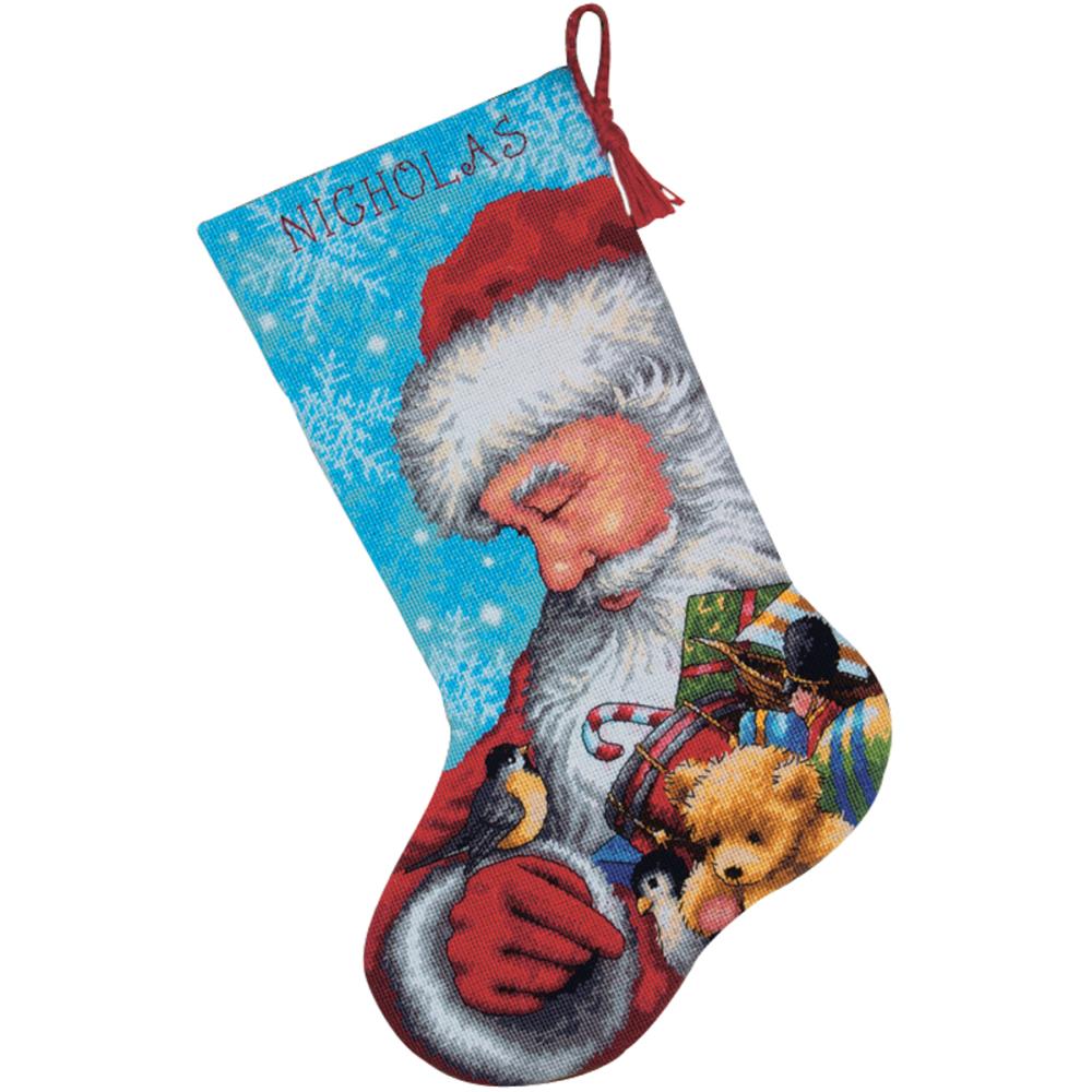 71-09145 Santa and Toys Stocking